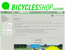 Tablet Screenshot of bicyclesshop.ch